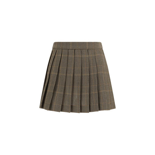 Golden Goose miniskirt with Prince of Wales motif