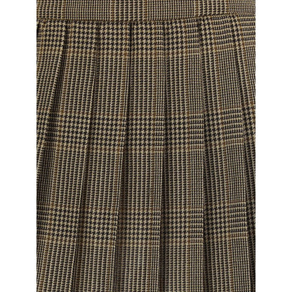 Golden Goose miniskirt with Prince of Wales motif