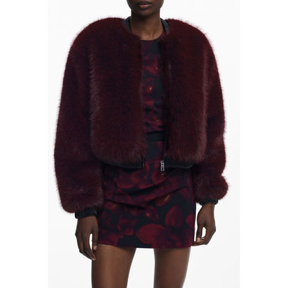 Desigual Red Polyester Women Jacket