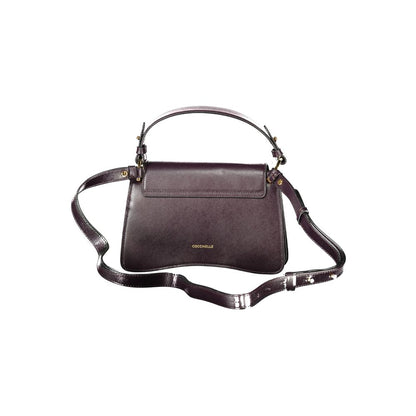 Coccinelle Purple Leather Handbag