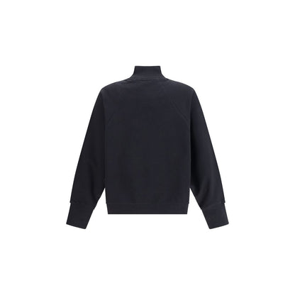 Balmain Leopard Print High-neck Sweatshirt