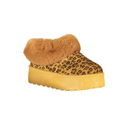 Laura Biagiotti Brown Polyester Women Sneaker