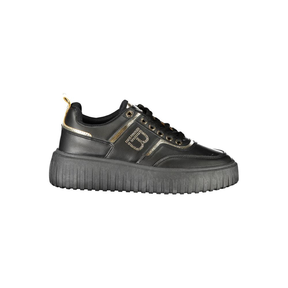Laura Biagiotti Black Polyester Women Sneaker