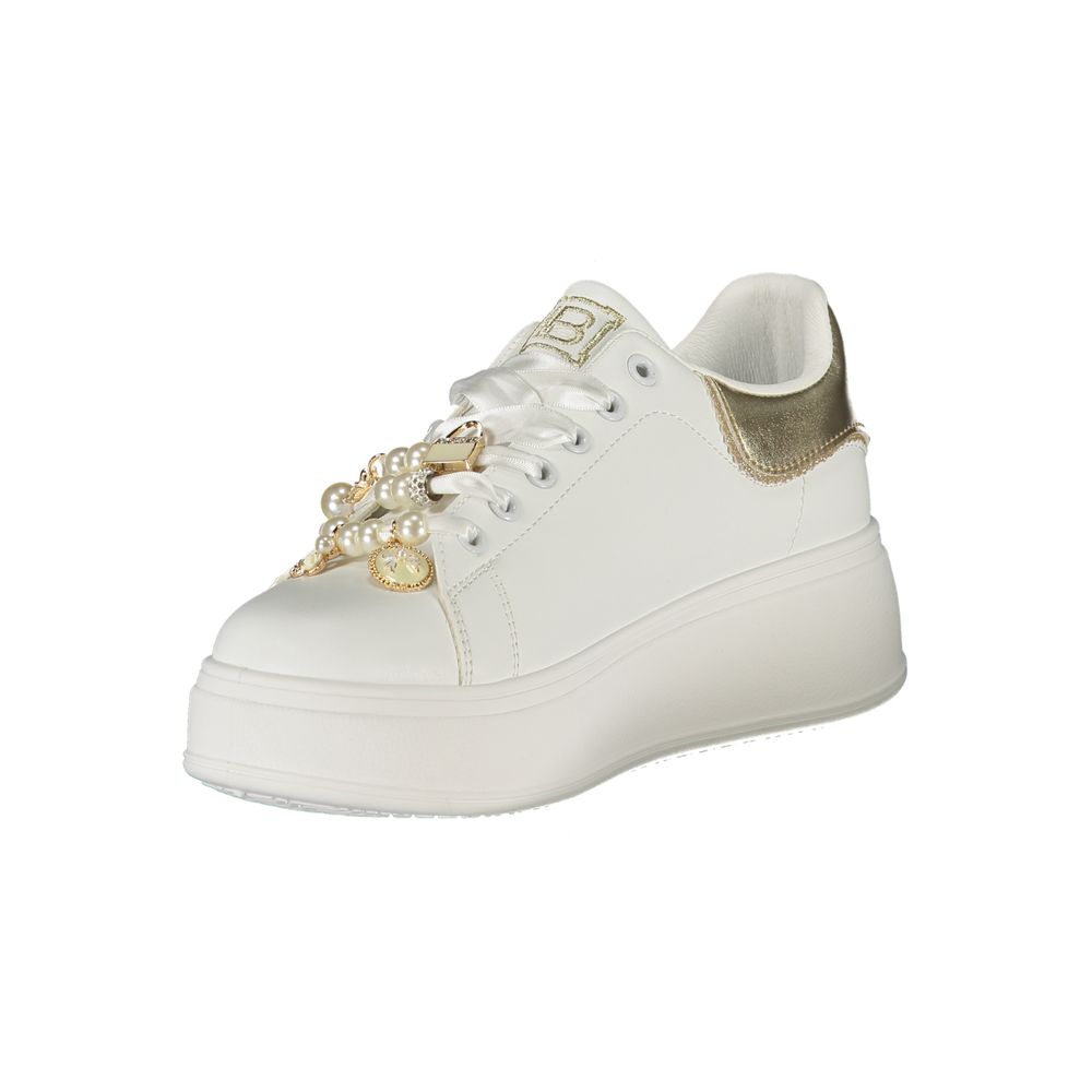 Laura Biagiotti White Polyester Women Sneaker