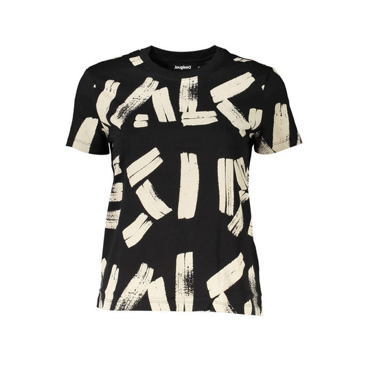 Desigual Black Cotton T-Shirt