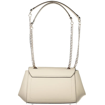 Guess Jeans White Polyethylene Handbag