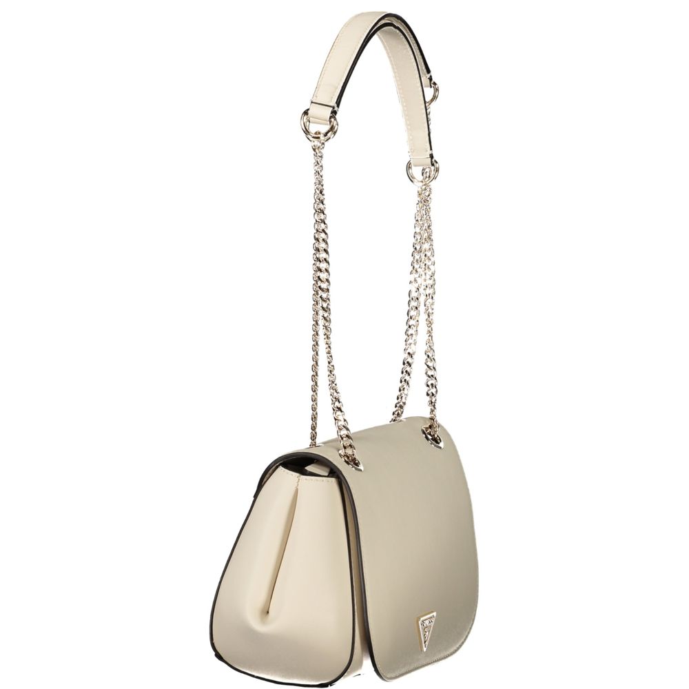 Guess Jeans White Polyethylene Handbag