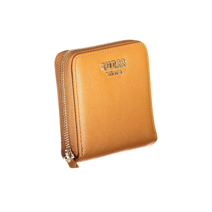 Guess Jeans Brown Polyethylene Wallet