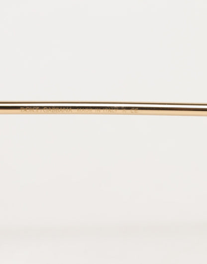 Dolce & Gabbana DG2198 Brown Leopard Print Gradient Round Sunglasses