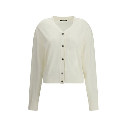 Jacquemus White Merino Wool Cardigan
