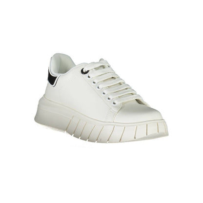 Gaelle Paris White Polyester Sneaker