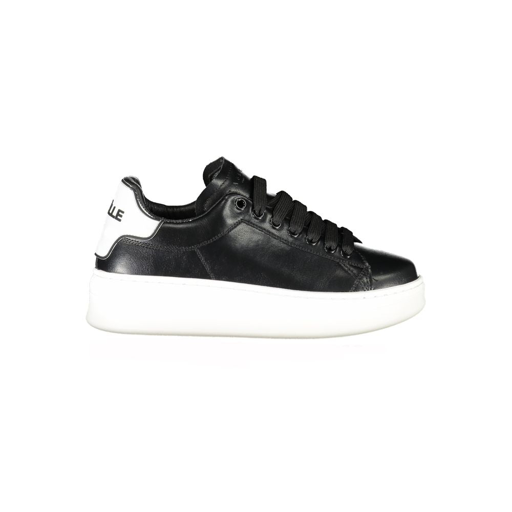 Gaelle Paris Black Polyethylene Sneaker