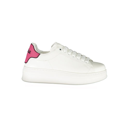 Gaelle Paris Pink Polyethylene Sneaker