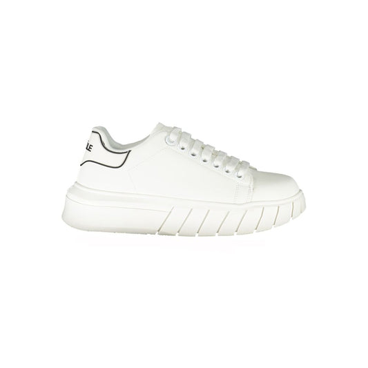 Gaelle Paris White Polyester Sneaker