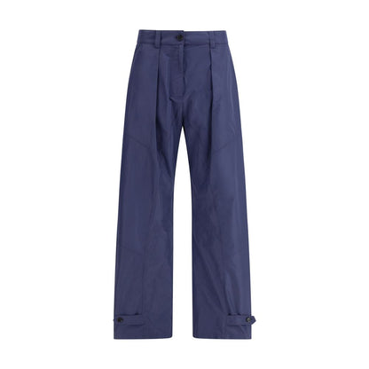 PINKO Blue Polyester Casual Pants