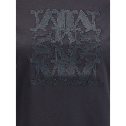 Max Mara Black Cotton T-Shirt