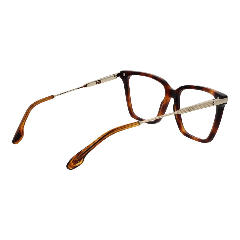 Victoria Beckham Brown Metal & Plastic Glasses (Frames)