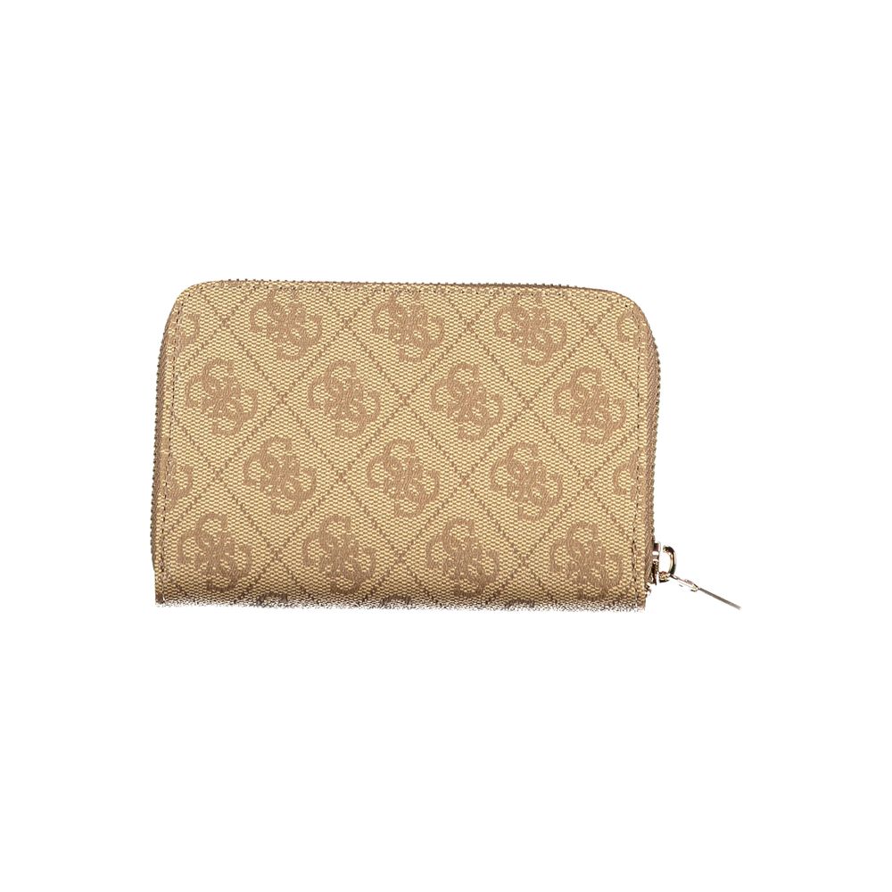 Guess Jeans Beige Polyethylene Wallet