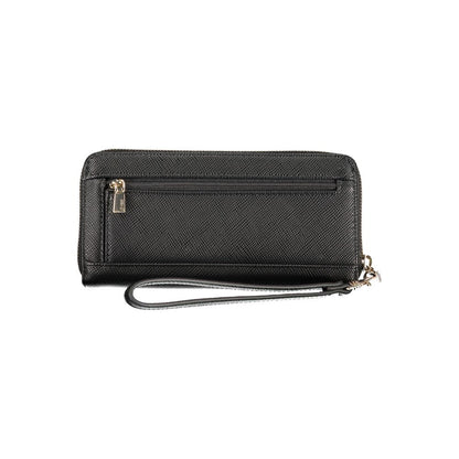 Guess Jeans Black Polyethylene Wallet