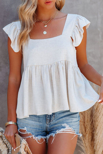 She Wears Glory™ — Crowned in Grace Ruffle Blouse - She Wears Glory Beverly Hills