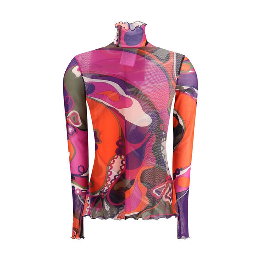 Emilio Pucci Multicolor Polyamide Pattern Shirt