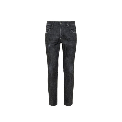 Dsquared² Black Cotton Jeans Denim