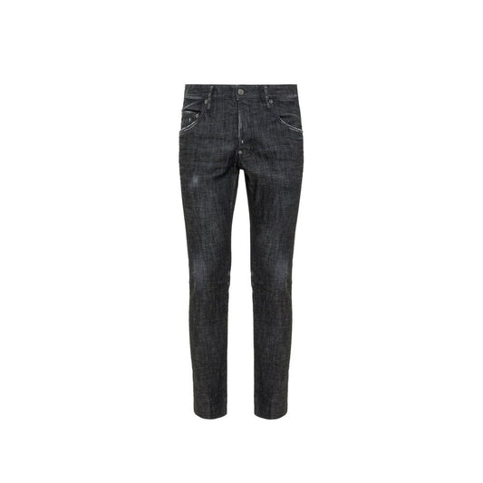 Dsquared² Black Cotton Jeans Denim