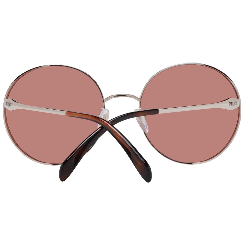 Emilio Pucci Rose Gold Metal Sunglasses
