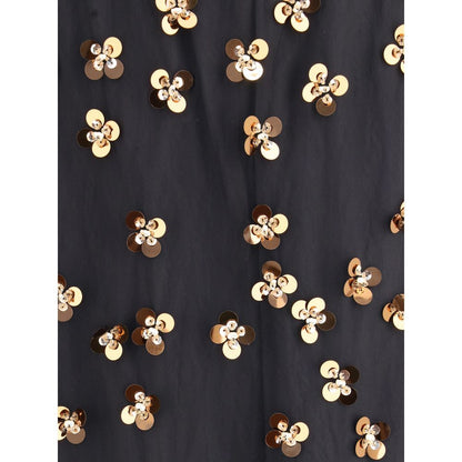 Forte_Forte Black Polyamide Long Skirt