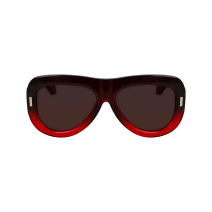 Ferragamo Red Acetate Sunglasses