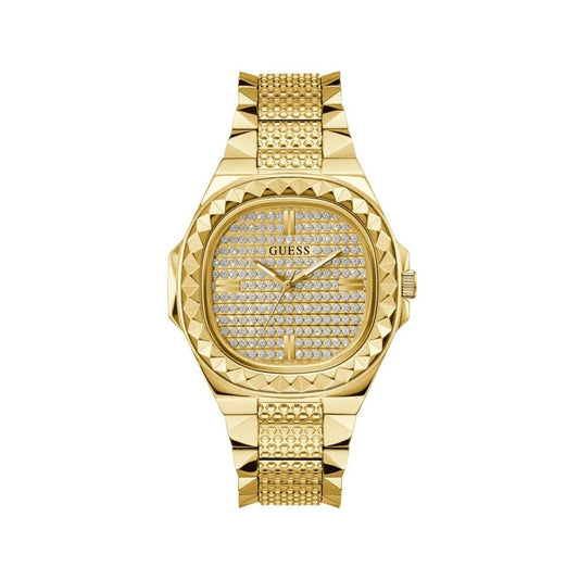 Guess Gold Stainless Steel Dress Watch