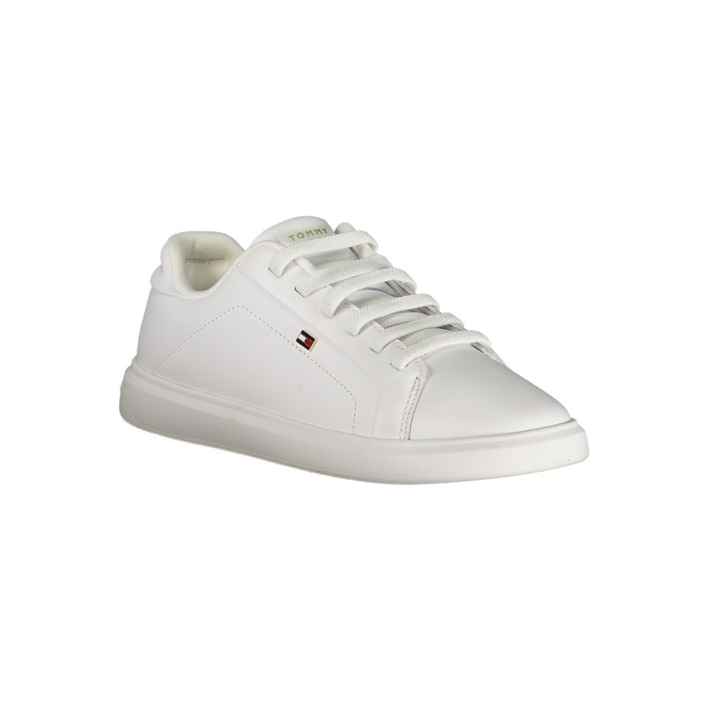 Tommy Hilfiger White Polyester Sneaker