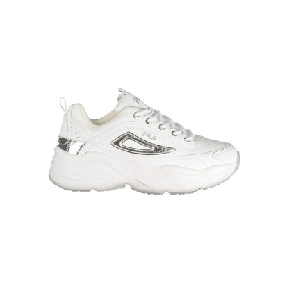 Fila White Polyester Women Sneaker
