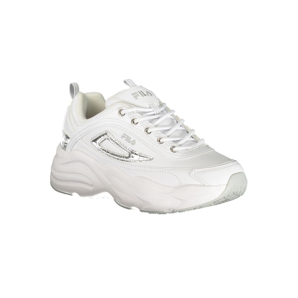 Fila White Polyester Women Sneaker