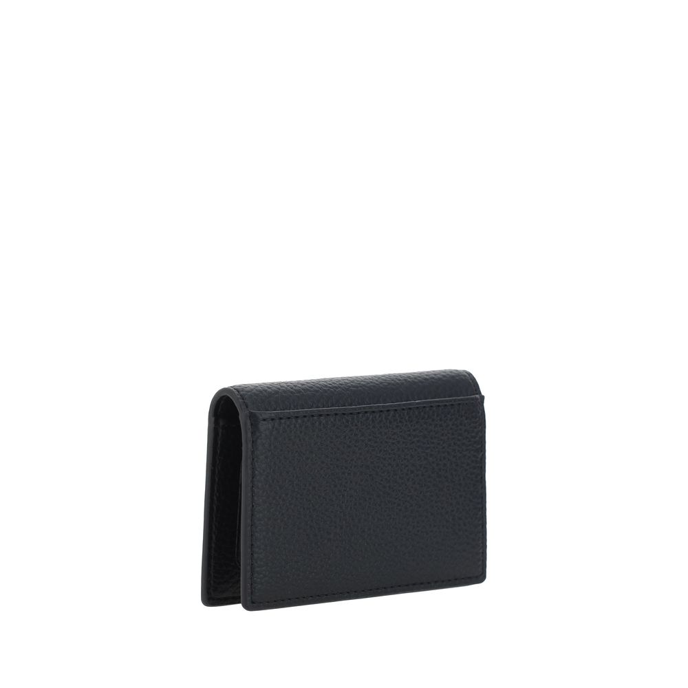 Vivienne Westwood Black Calf Leather Bos Taurus Wallet