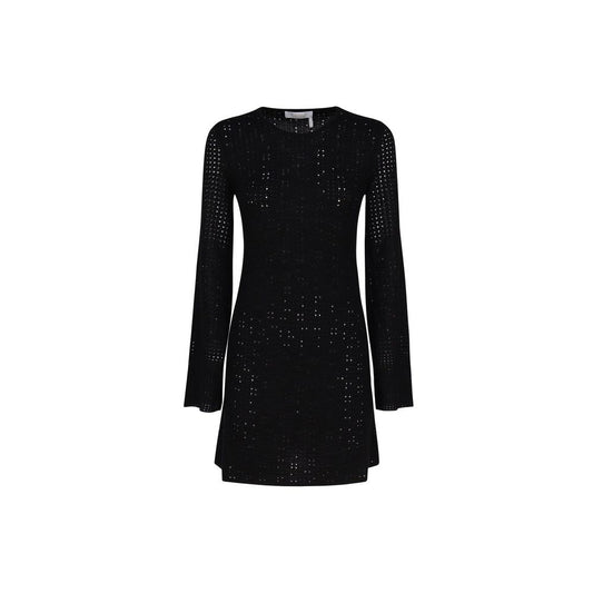 Chloé Black Cashmere Casual Dress