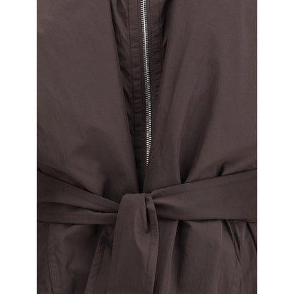 Max Mara Brown Polyamide Trench Coat