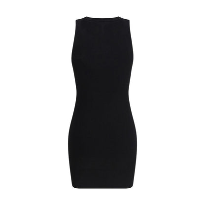 Diesel Black Viscose Casual Dress