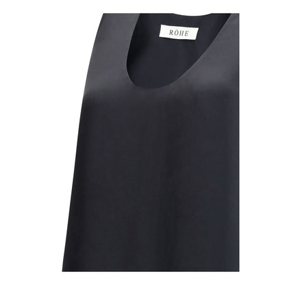 Rohe Black Silk Casual Dress