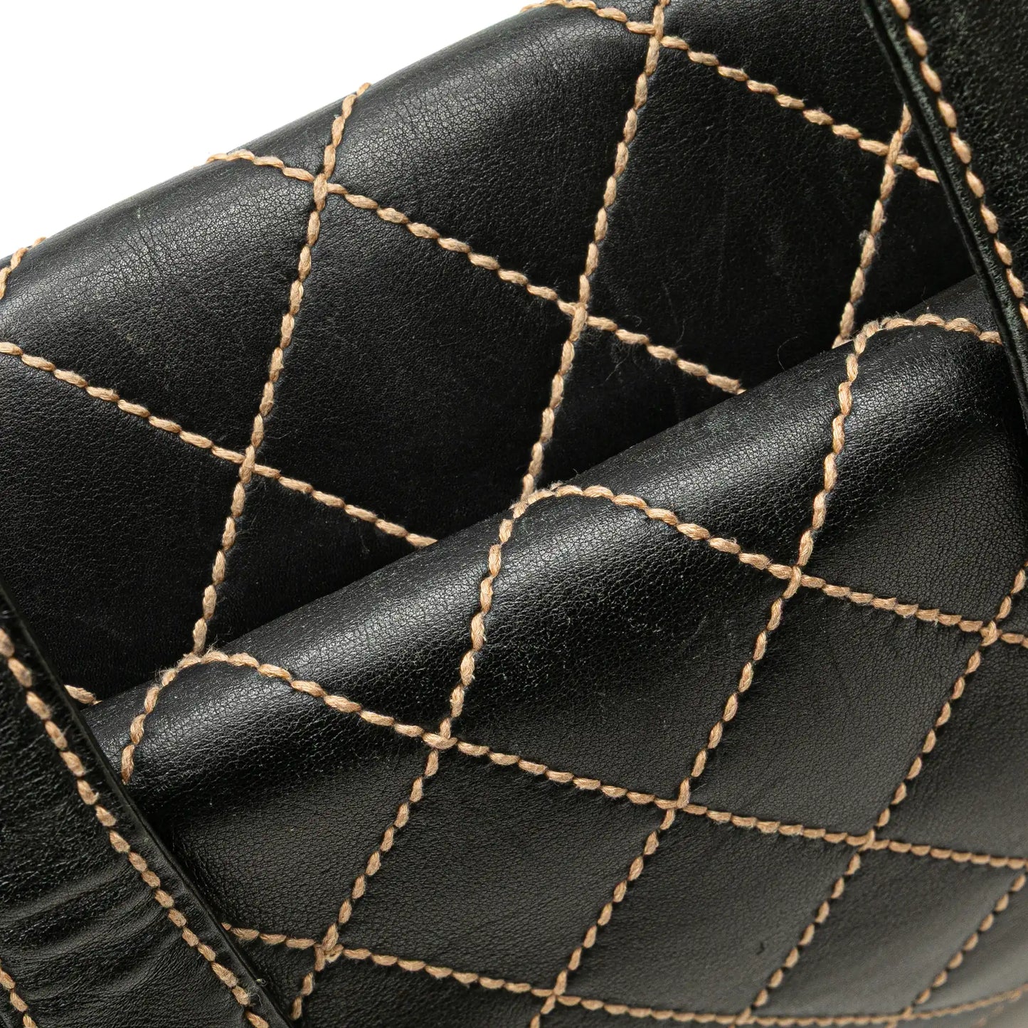 Chanel Medium CC Calfskin Wild Stitch Tote
