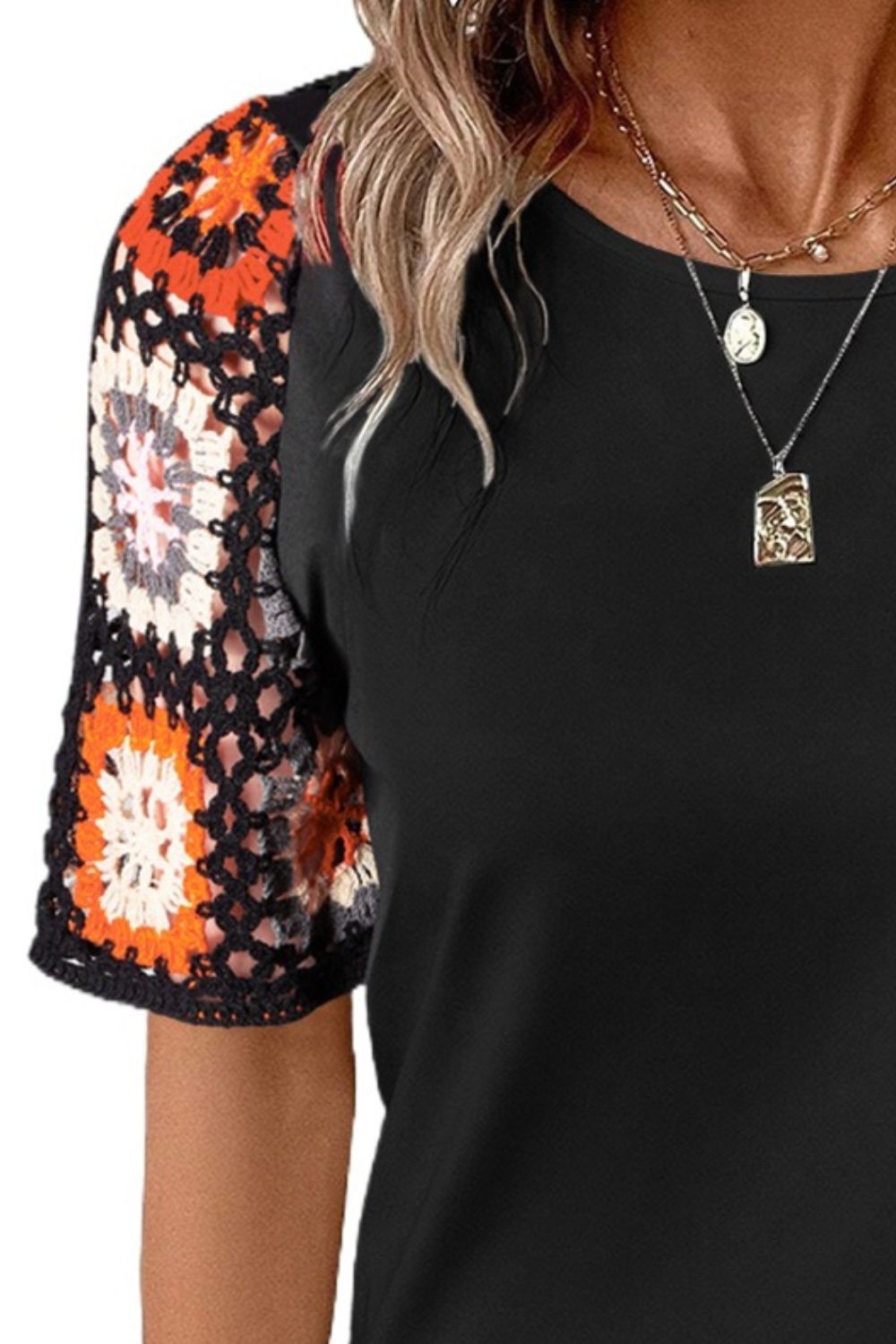 She Wears Glory™ — Set Apart in Simplicity Geometric Blouse - She Wears Glory Beverly Hills
