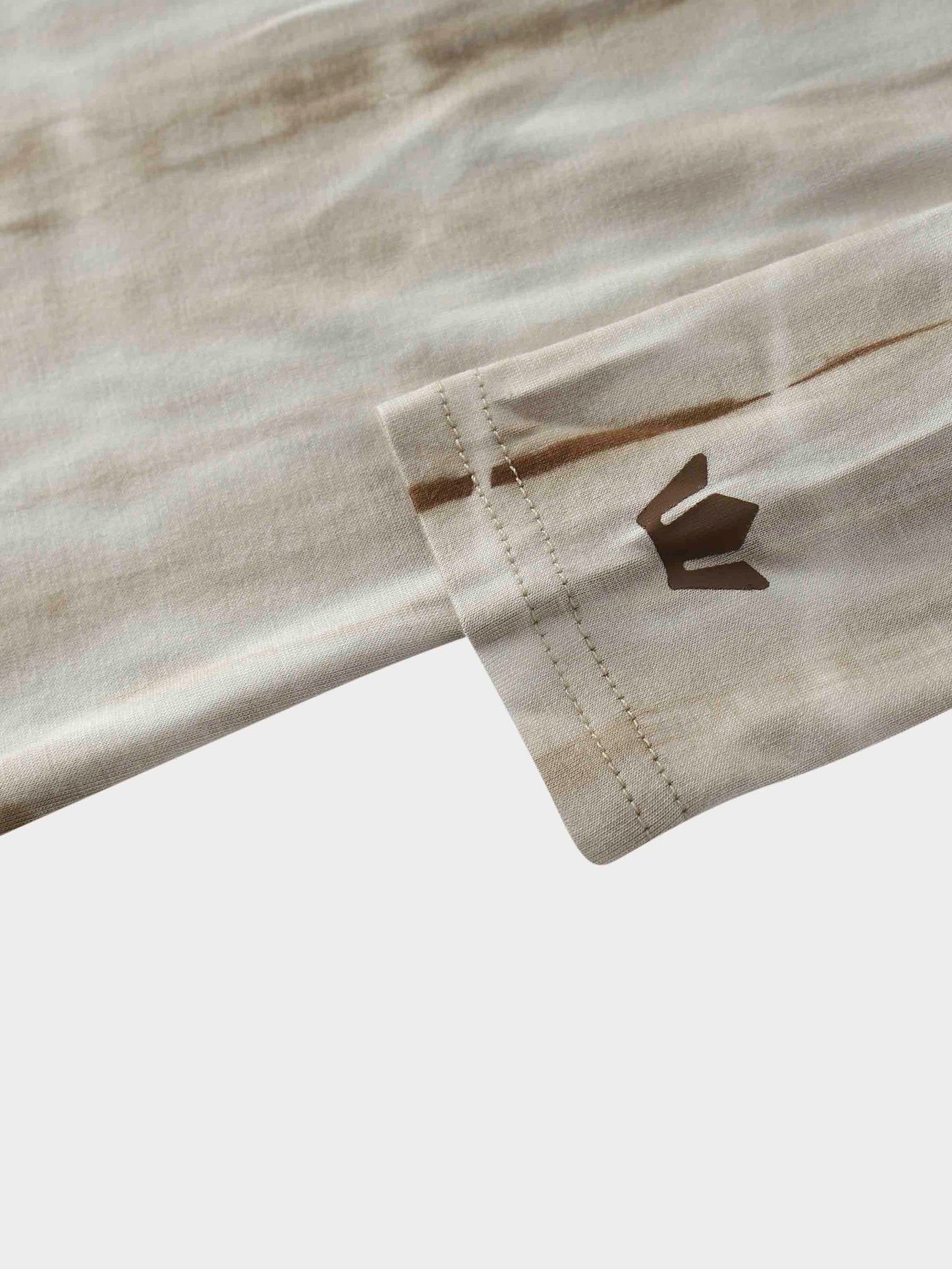 Tie Dye Crew Neck T-Shirt-Olive-4