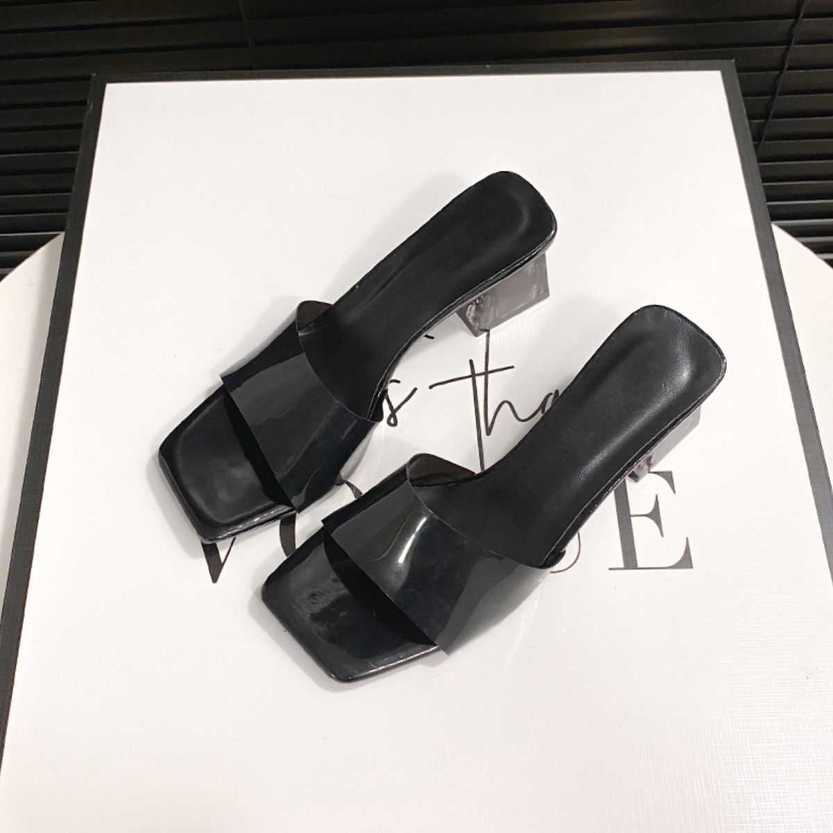 She Wears Glory™ — Virtue Steps Open Toe Block Heel Sandals - She Wears Glory Beverly Hills