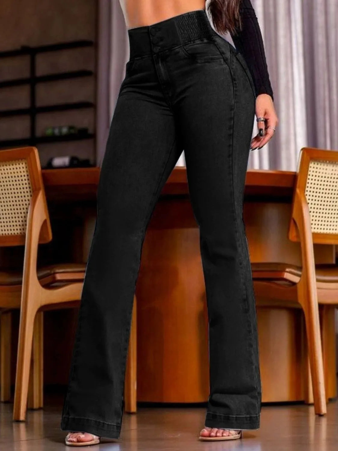 She Wears Glory™ High Rise Bootcut Jeans - She Wears Glory Beverly Hills