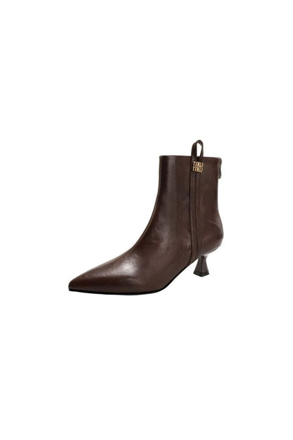 She Wears Glory™ Point Toe Kitten Heels Boots - She Wears Glory Beverly Hills