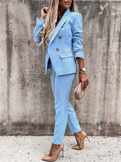 She Wears Glory “Governed by Grace” Two-Piece Blazer & Pants Set - She Wears Glory Beverly Hills