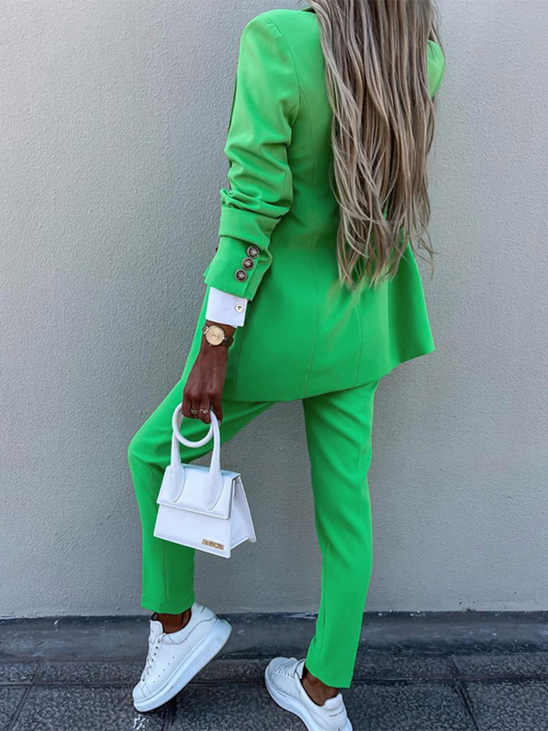 She Wears Glory “Governed by Grace” Two-Piece Blazer & Pants Set - She Wears Glory Beverly Hills