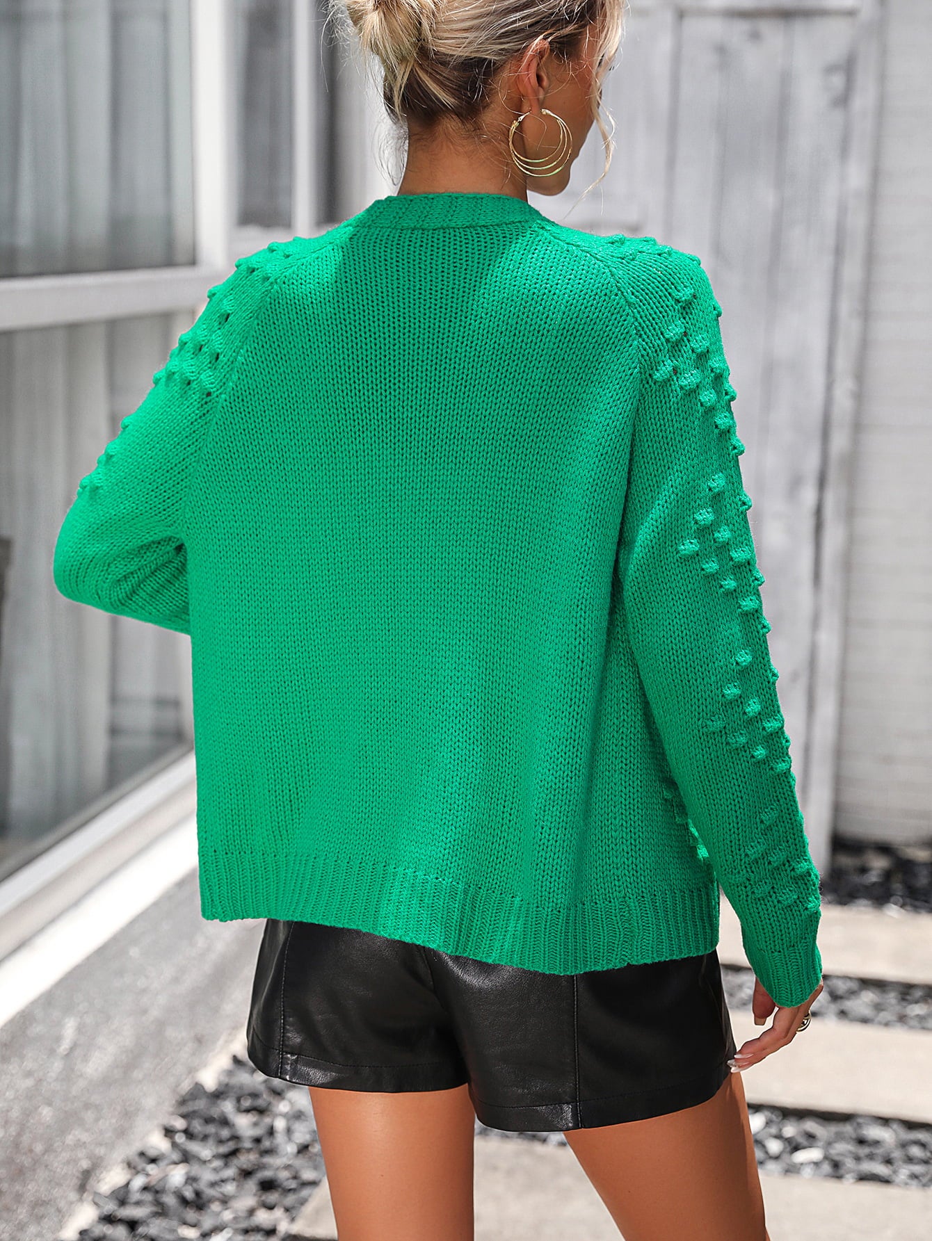 She Wears Glory “Martha” Open Front Ribbed Cardigan - She Wears Glory Beverly Hills