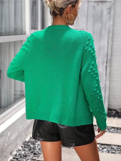 She Wears Glory “Martha” Open Front Ribbed Cardigan - She Wears Glory Beverly Hills