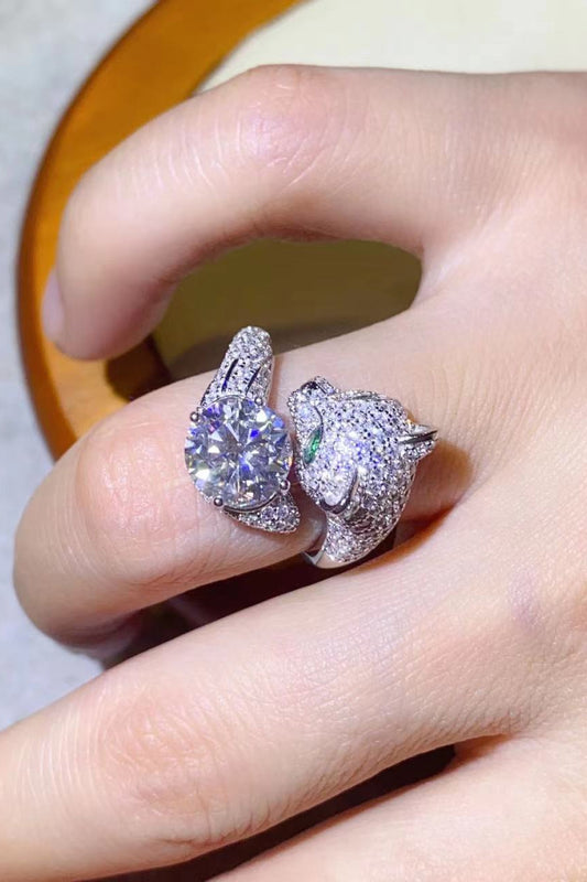 She Wears Glory™ Dominion 2 Carat Moissanite Animal Ring - She Wears Glory Beverly Hills